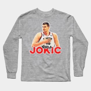 Icon Player | Nikola Jokic Long Sleeve T-Shirt